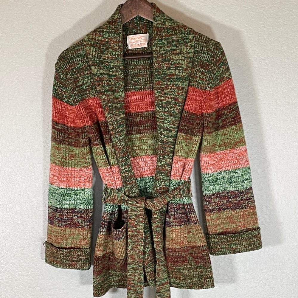 VTG Ladies Belted Sweater/Cardigan